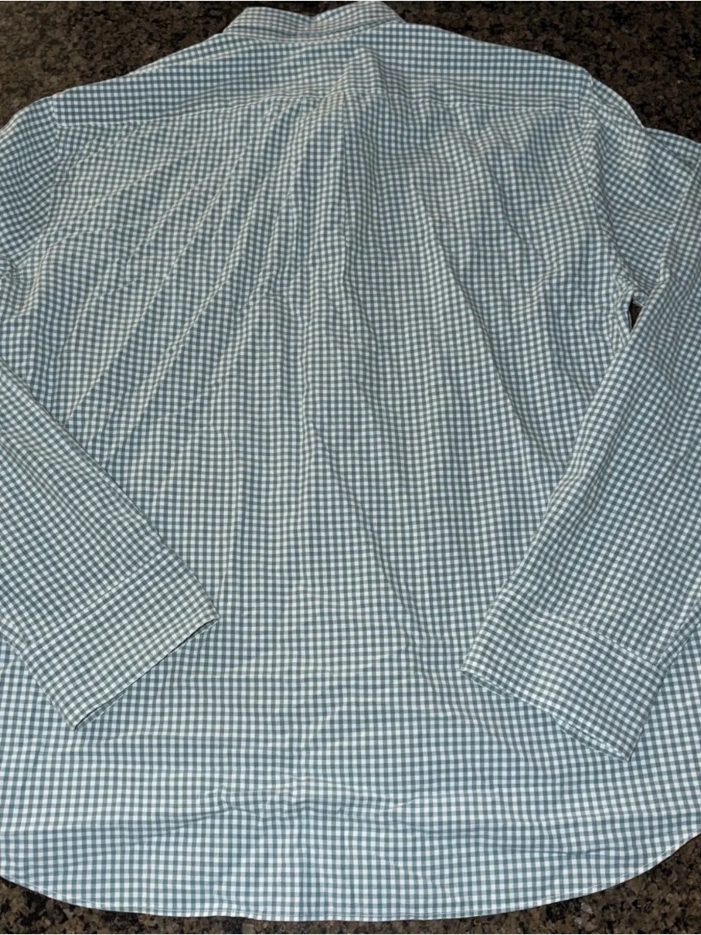 J. Crew Men’s Green and Blue Gingham Button-Down Shirt Set